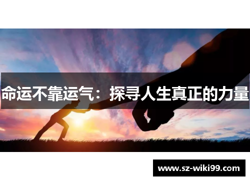 命运不靠运气：探寻人生真正的力量